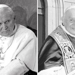 John Paul  II and John XXIII